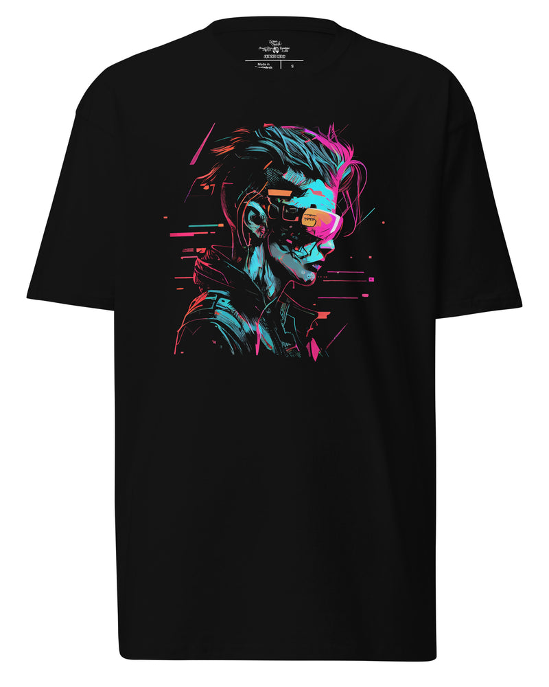 EG3BEATS FUTURISTIC Men’s Premium Heavyweight T-Shirt