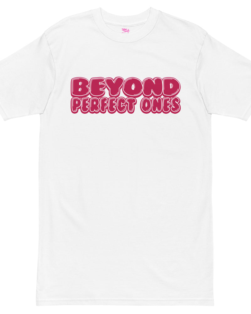 ETERNAL DIVINE APPAREL BEYOND PERFECT ONES Men’s Premium Heavyweight T-Shirt