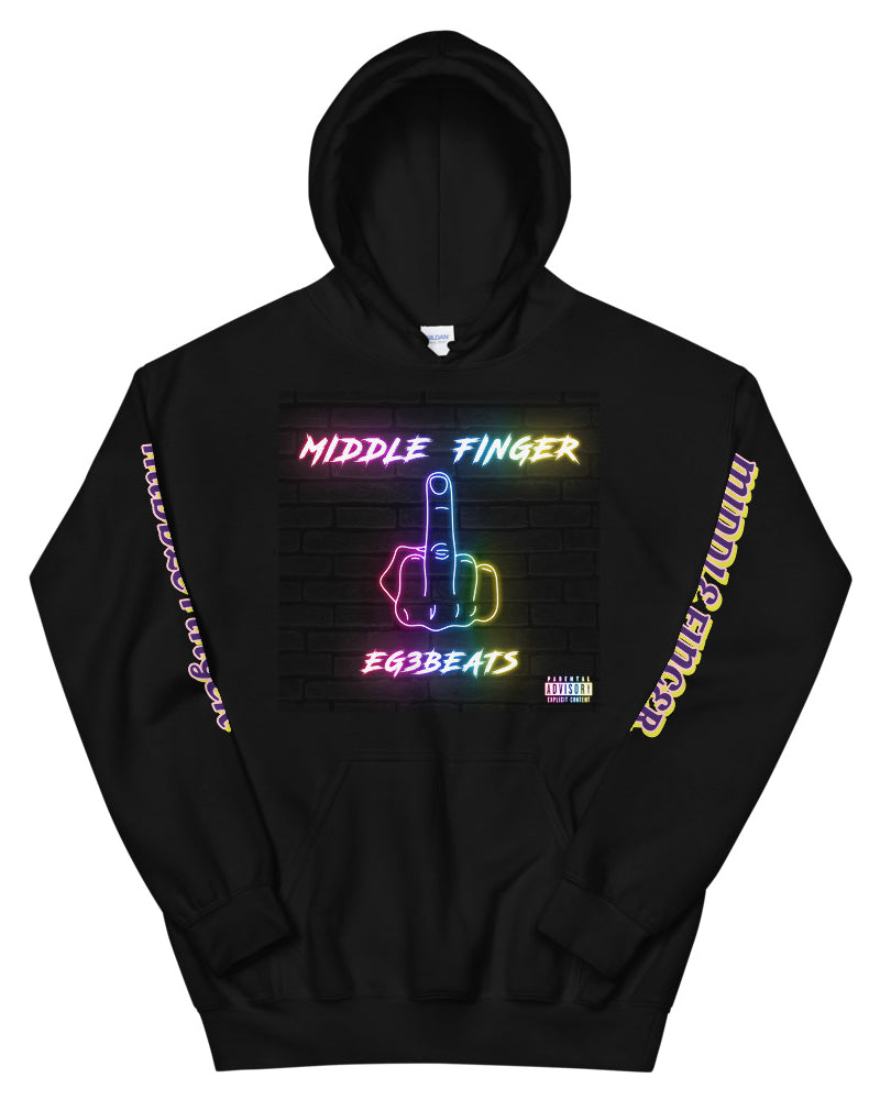 EG3BEATS MIDDLE FINGER UNISEX HOODIE