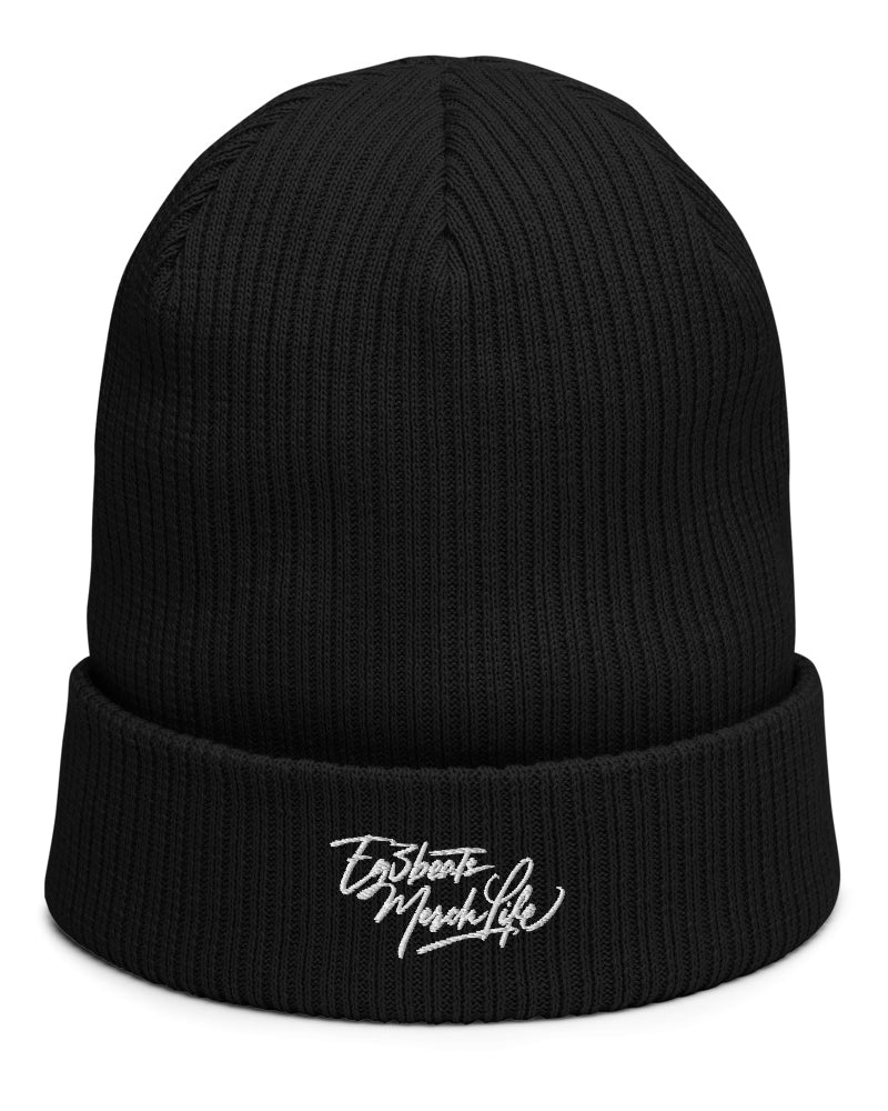 EG3BEATS MERCH LIFE Organic Ribbed Beanie Hat