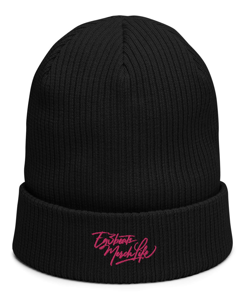 EG3BEATS MERCH LIFE Organic Ribbed Beanie Hat