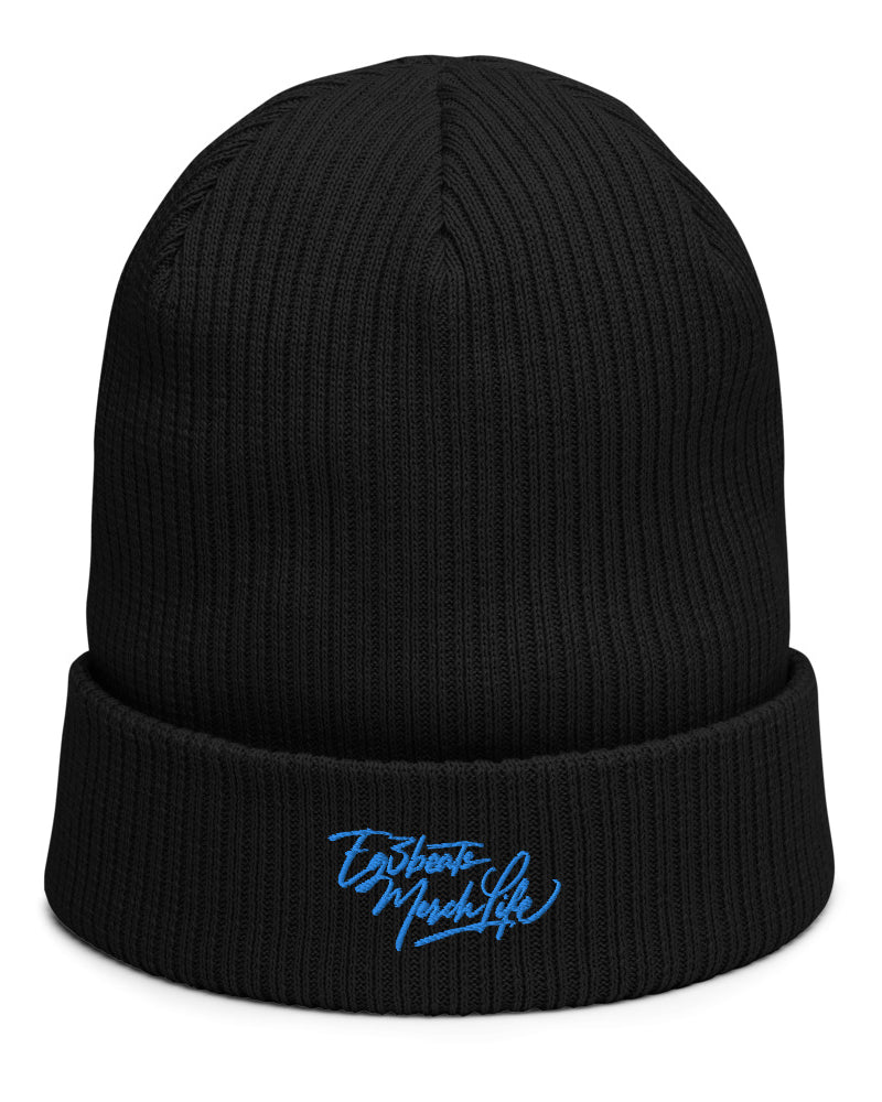 EG3BEATS MERCH LIFE Organic Ribbed Beanie Hat