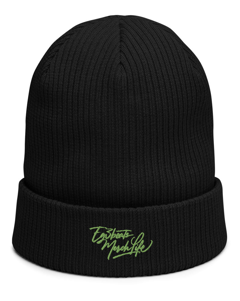 EG3BEATS MERCH LIFE Organic Ribbed Beanie Hat