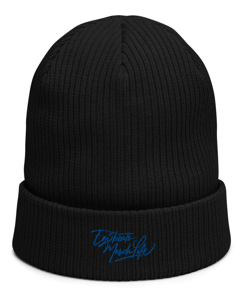 EG3BEATS MERCH LIFE Organic Ribbed Beanie Hat