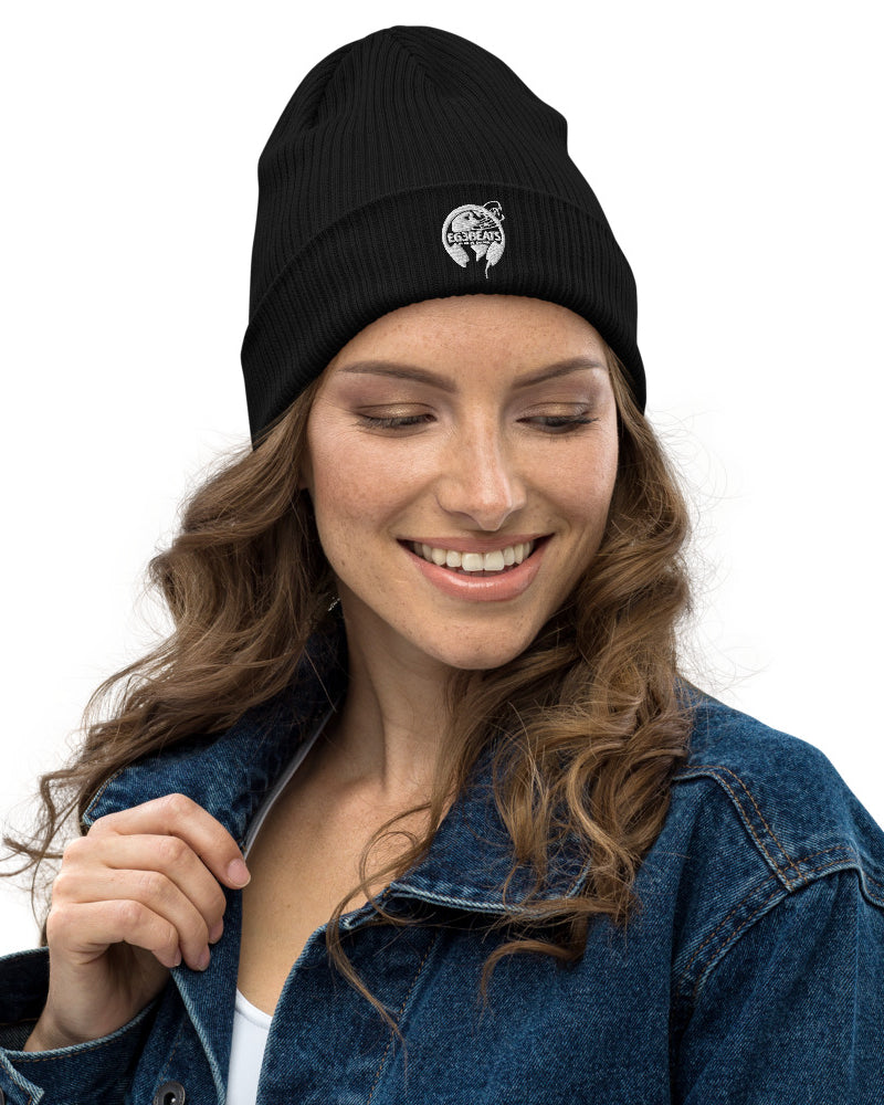 EG3BEATS Organic Ribbed Beanie Winter Hat