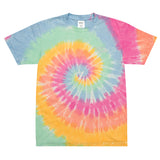 EG3BEATS MERCH LIFE Oversized Tie-Dye T-Shirt