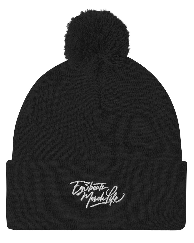 EG3BEATS MERCH LIFE Pom-Pom Beanie Hat