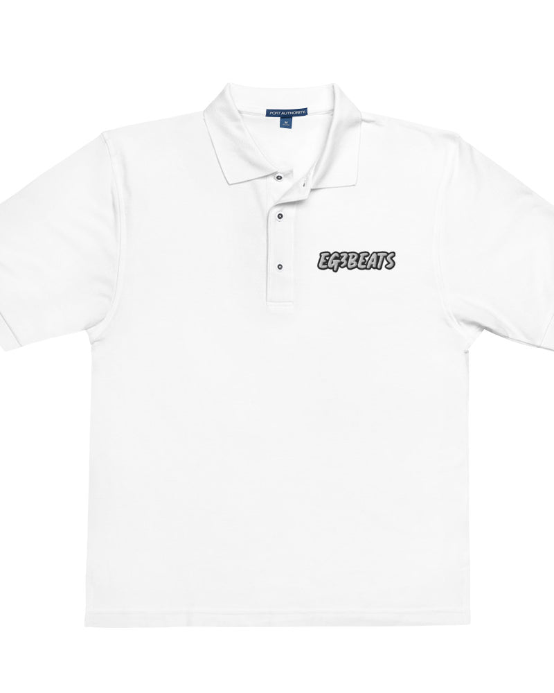 EG3BEATS WHITE Men's Premium Polo