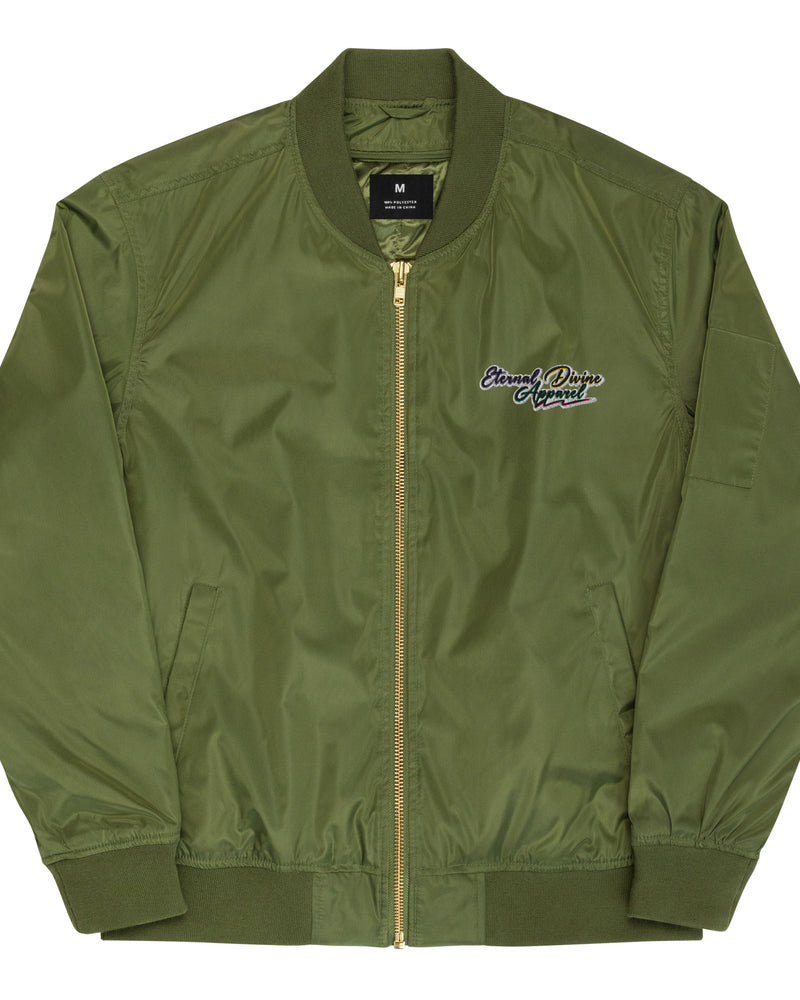 ETERNAL DIVINE APPAREL Premium Recycled Bomber Jacket