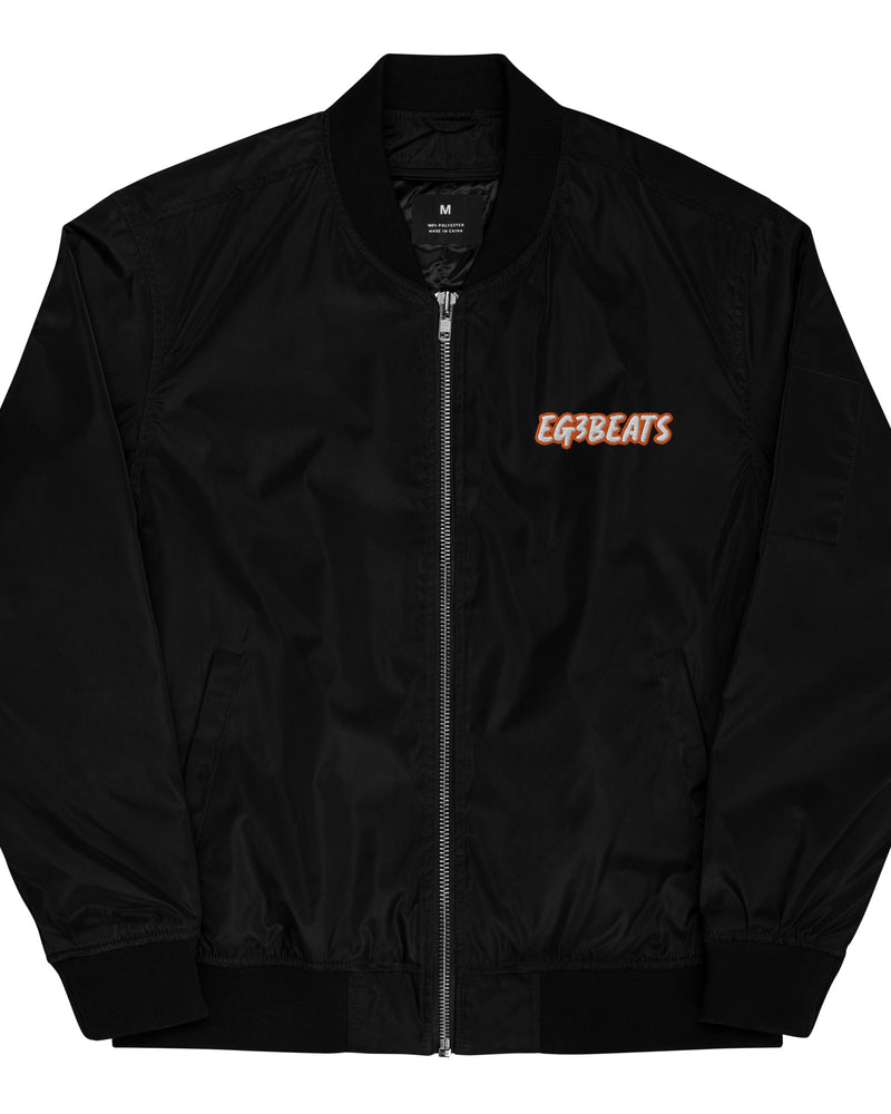 EG3BEATS ORANGE Premium Recycled Bomber Jacket