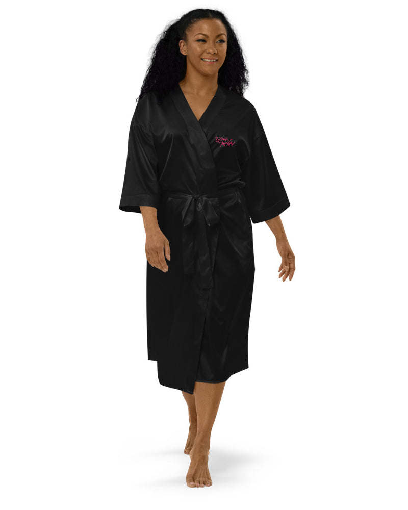 EG3BEATS MERCH LIFE Womens Satin Robe