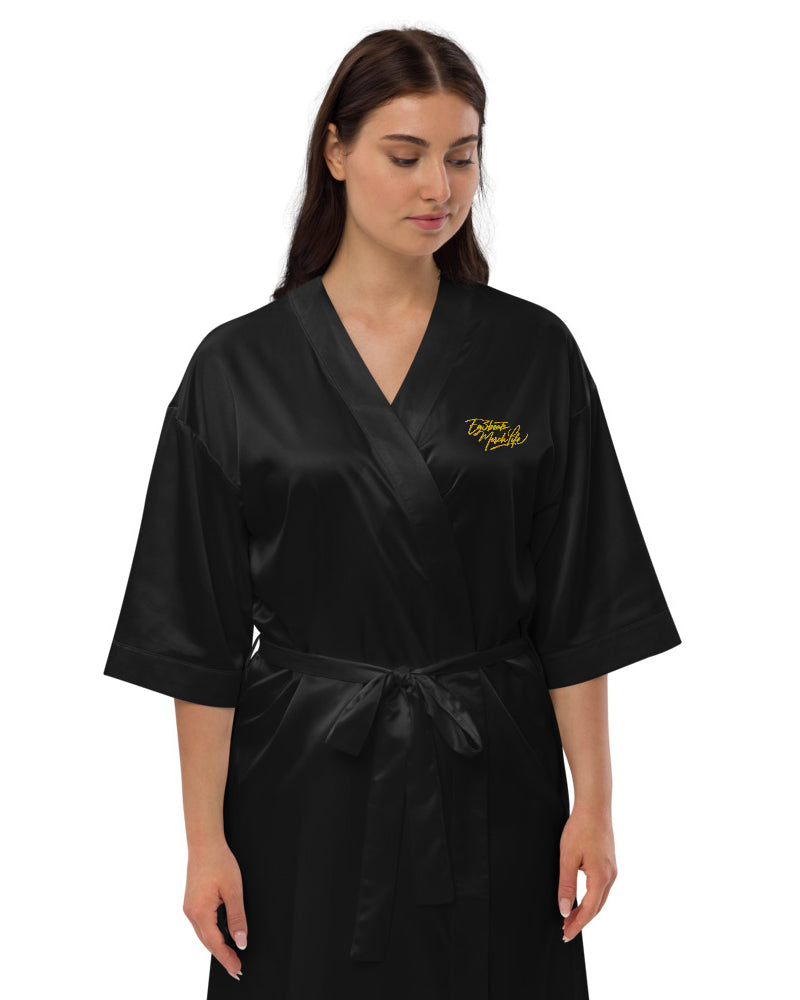 EG3BEATS MERCH LIFE Womens Satin Robe
