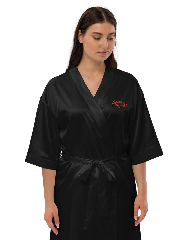 EG3BEATS MERCH LIFE Womens Satin Robe