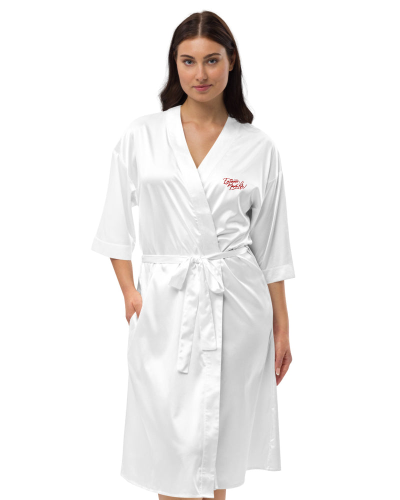 EG3BEATS MERCH LIFE Womens Satin Robe