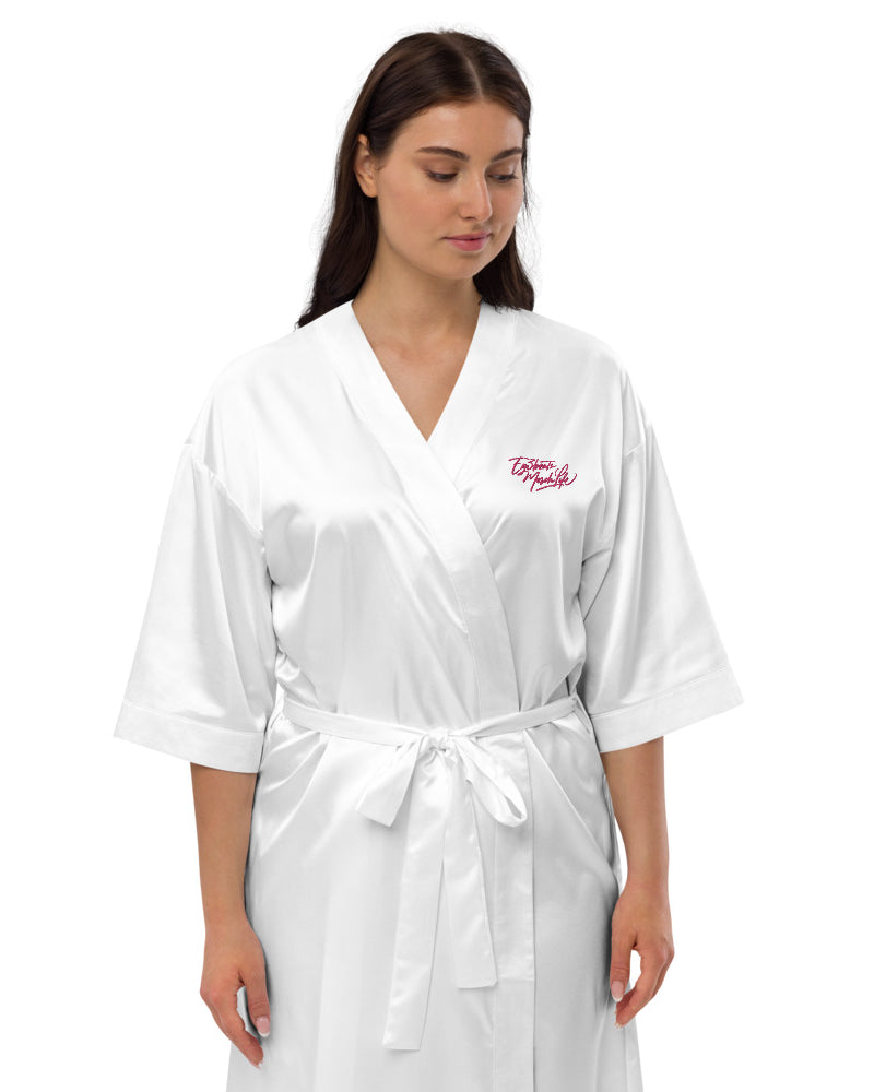 EG3BEATS MERCH LIFE Womens Satin Robe