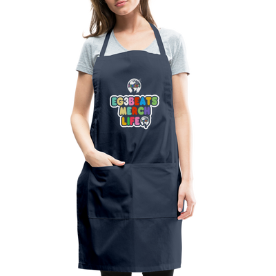 EG3BEATS MERCH LIFE ADJUSTABLE APRON COOK WEAR - navy