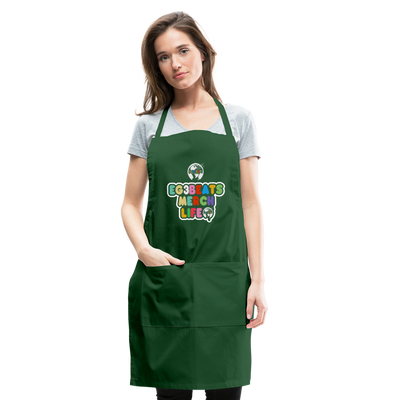 EG3BEATS MERCH LIFE ADJUSTABLE APRON COOK WEAR - forest green