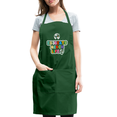 EG3BEATS MERCH LIFE ADJUSTABLE APRON COOK WEAR - forest green