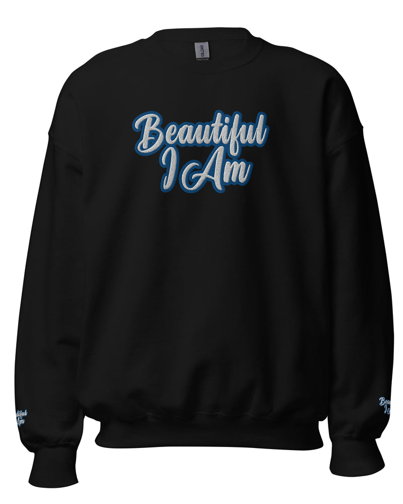 BEAUTIFUL I AM BLUE Unisex Sweatshirt