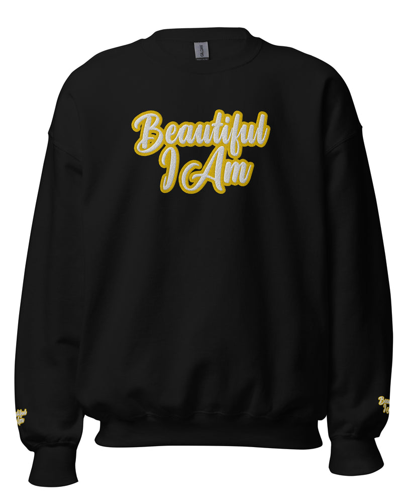 BEAUTIFUL I AM GOLD Unisex Sweatshirt