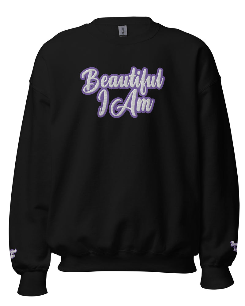 BEAUTIFUL I AM PURPLE Unisex Sweatshirt