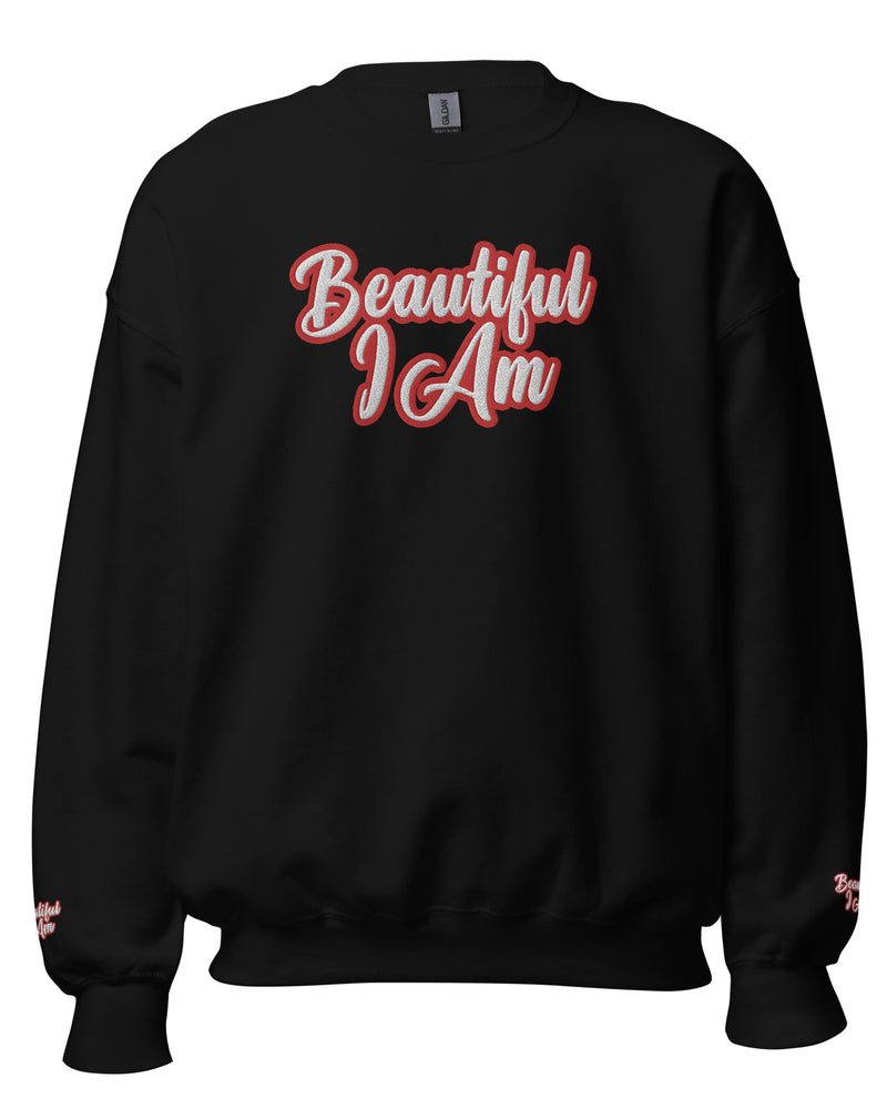 BEAUTIFUL I AM RED Unisex Sweatshirt