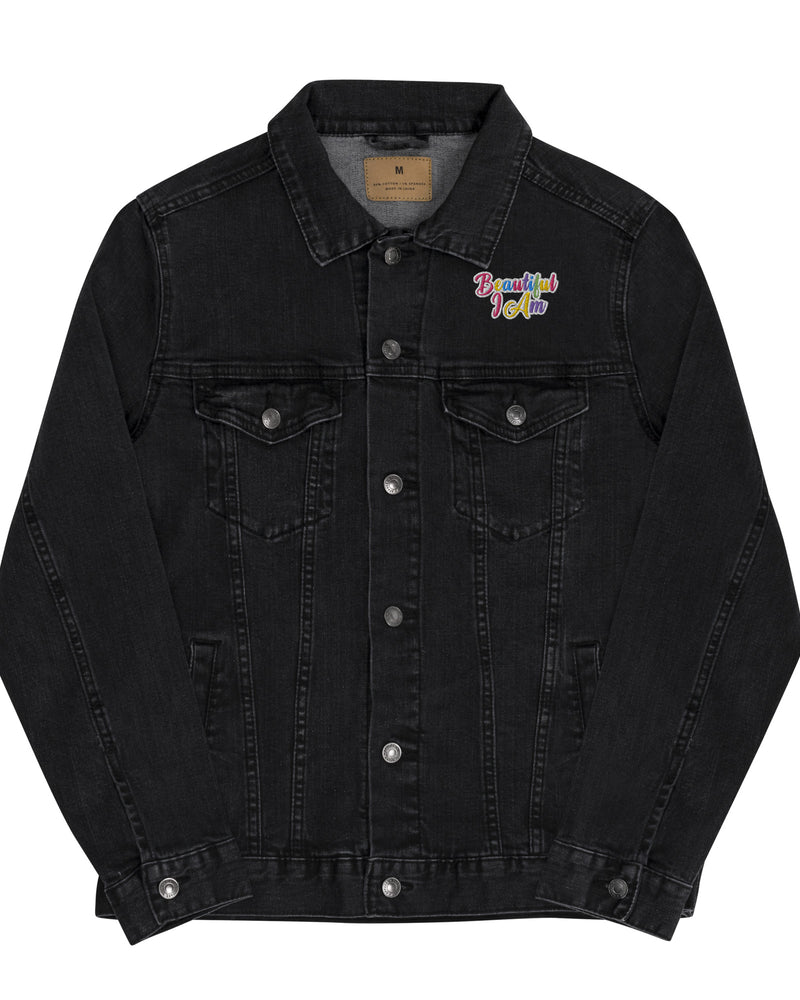 BEAUTIFUL I AM Unisex Denim Jacket
