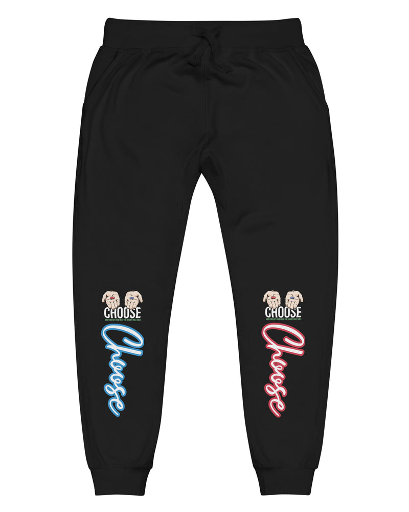 ETERNAL DIVINE APPAREL CHOOSE Unisex Fleece Sweatpants Joggers