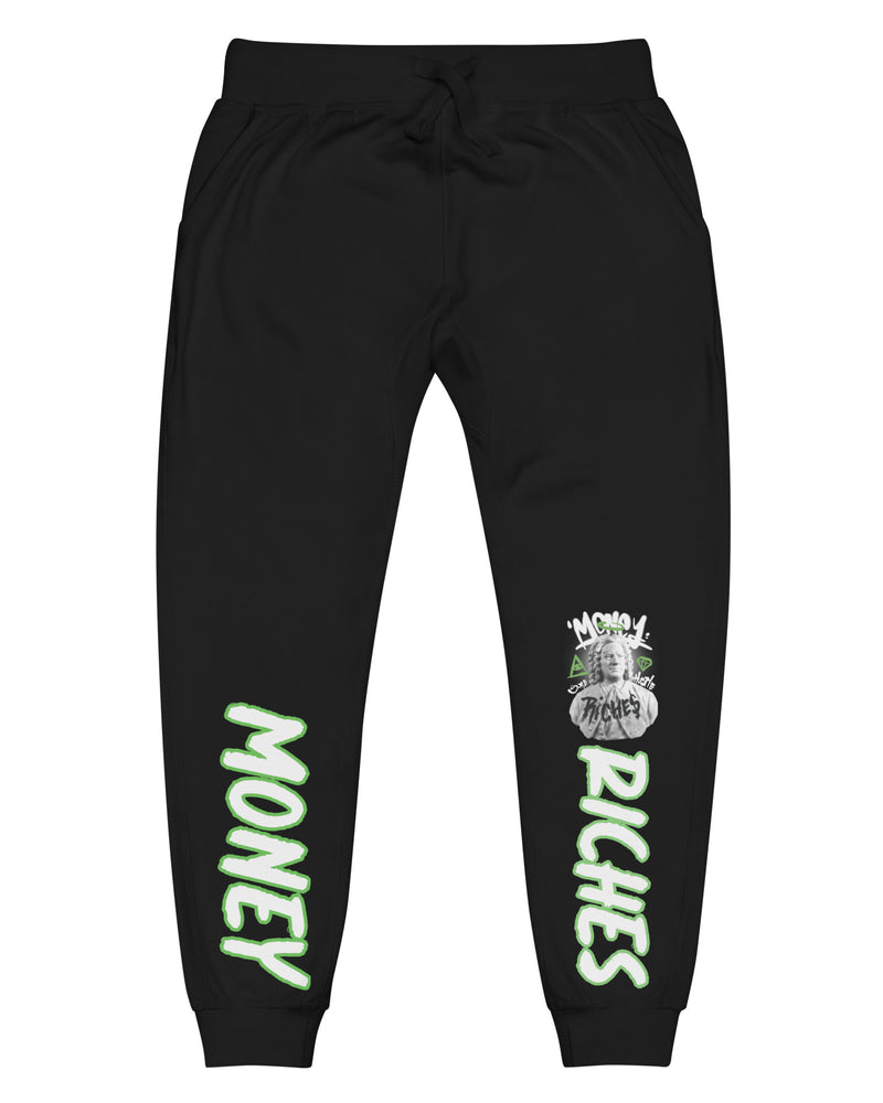 EG3BEATS MONEY RICHES Unisex Fleece Sweatpants Joggers