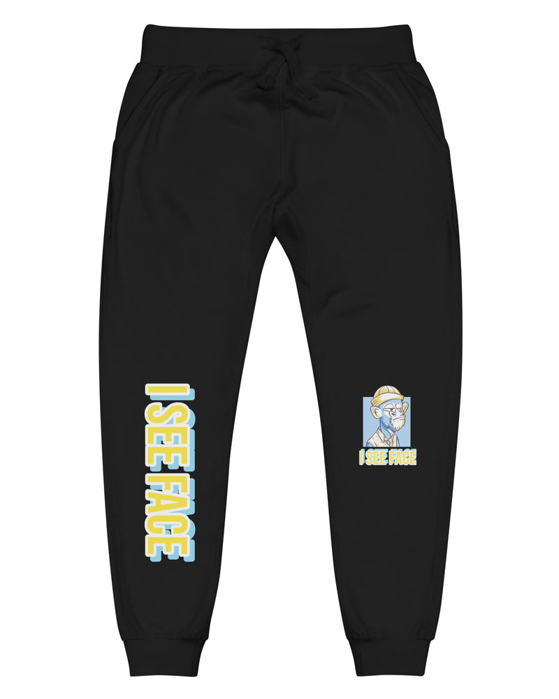 EG3BEATS CARTOON APE I SEE FACE Unisex Fleece Sweatpants Joggers