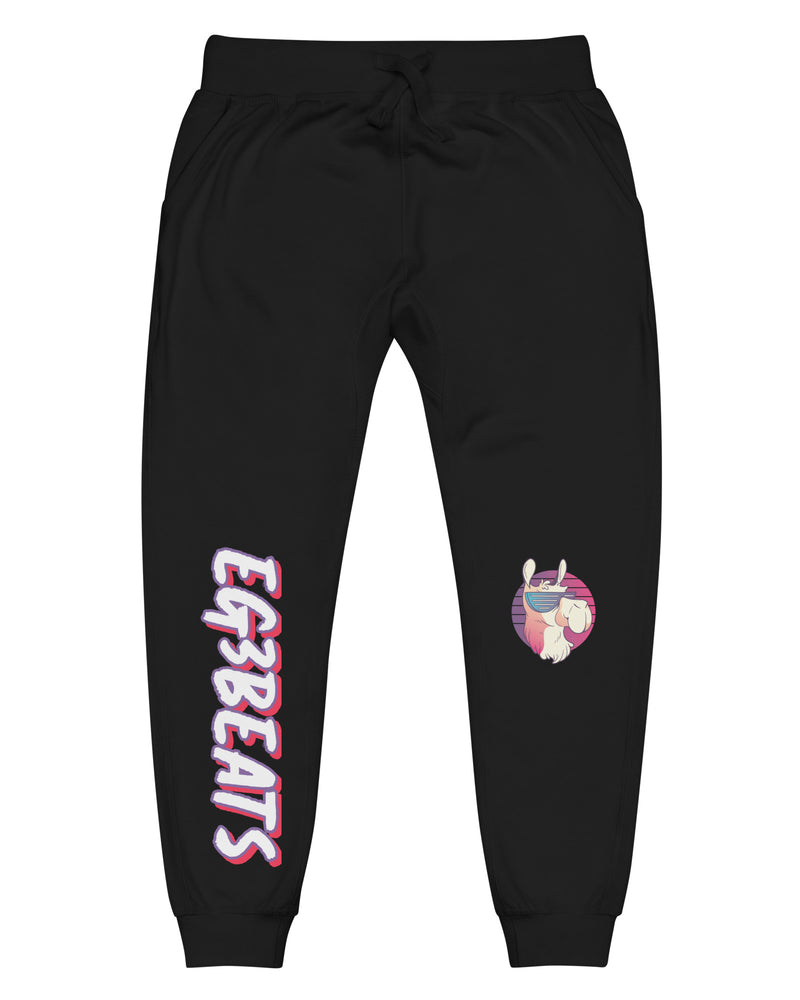 EG3BEATS COLOR LLAMA Unisex Fleece Sweatpants Joggers