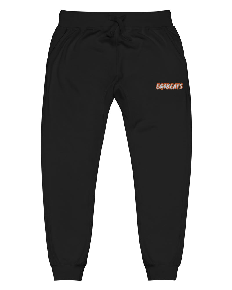 EG3BEATS ORANGE Unisex Fleece Sweatpants Joggers