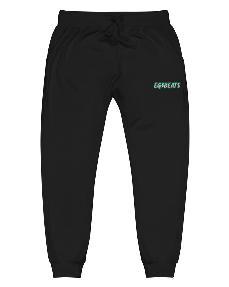 EG3BEATS GREEN Unisex Fleece Sweatpants Joggers