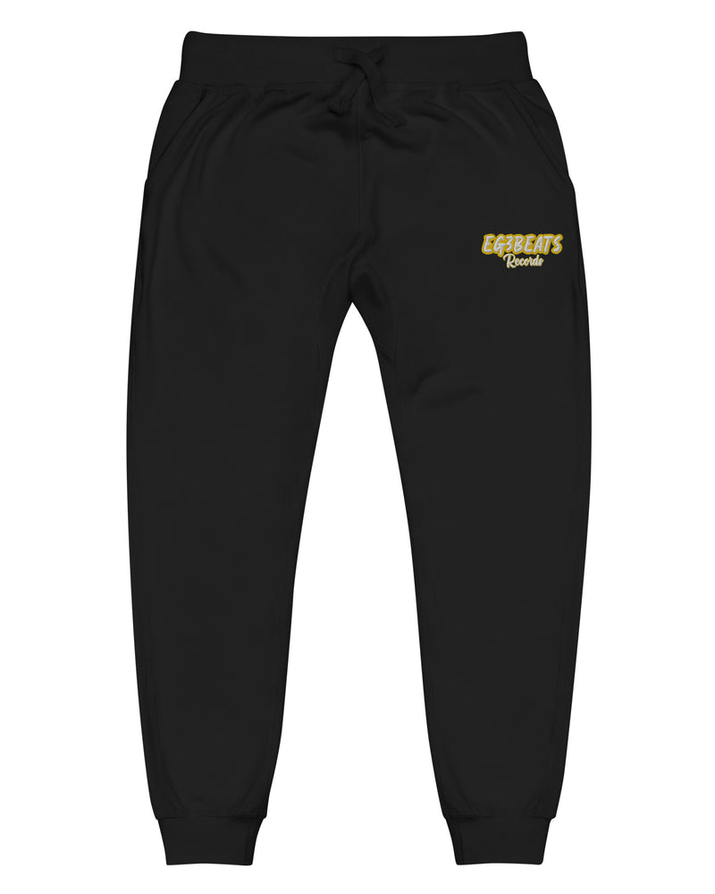EG3BEATS RECORDS GOLD Unisex Fleece Sweatpants Joggers