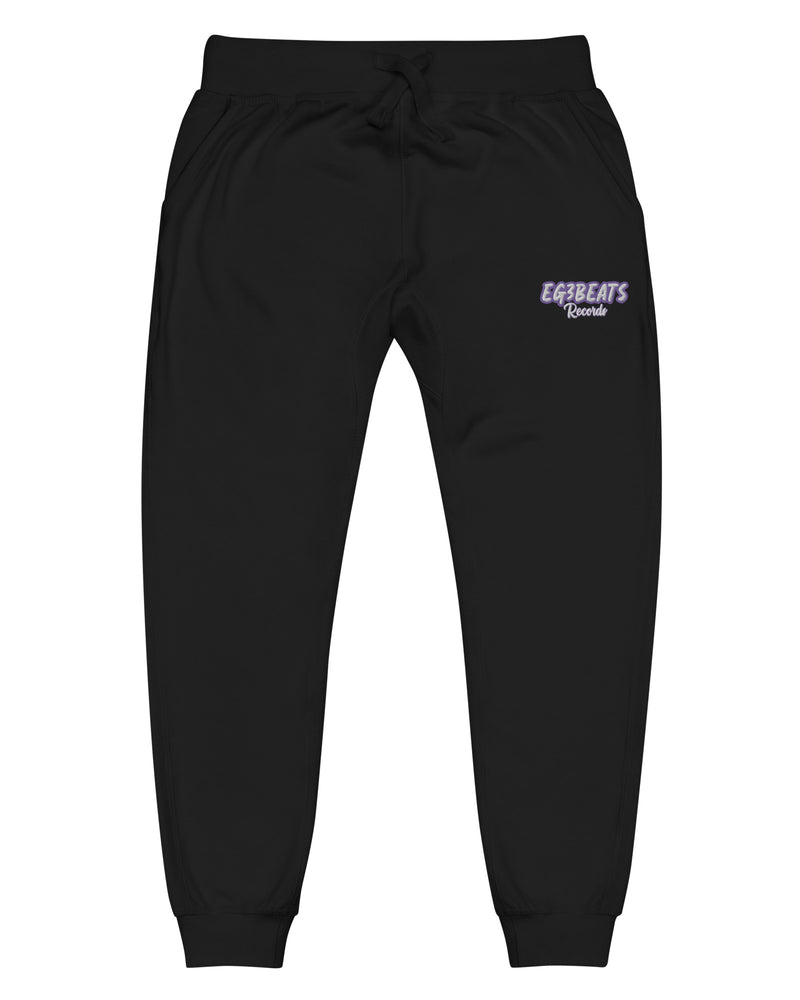 EG3BEATS RECORDS PURPLE Unisex Fleece Sweatpants Joggers