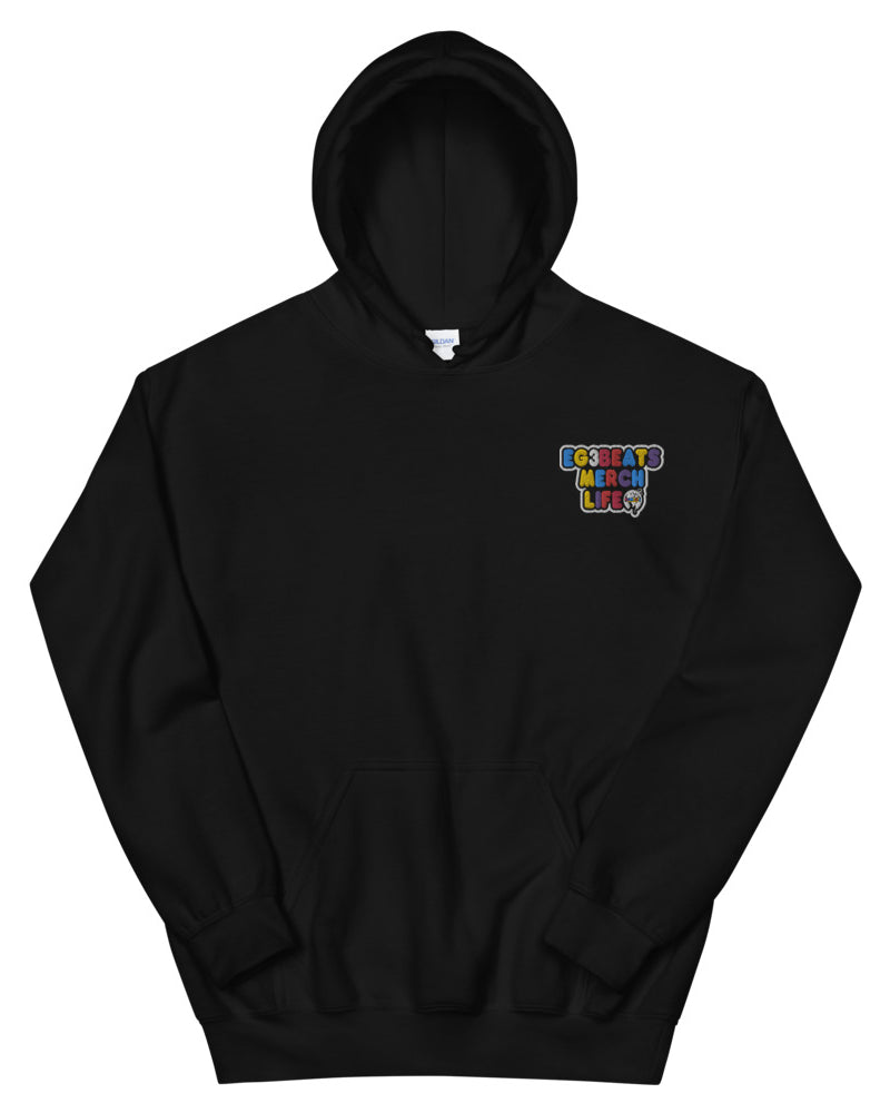 EG3BEATS MERCH LIFE EMBROIDERED HOODIE