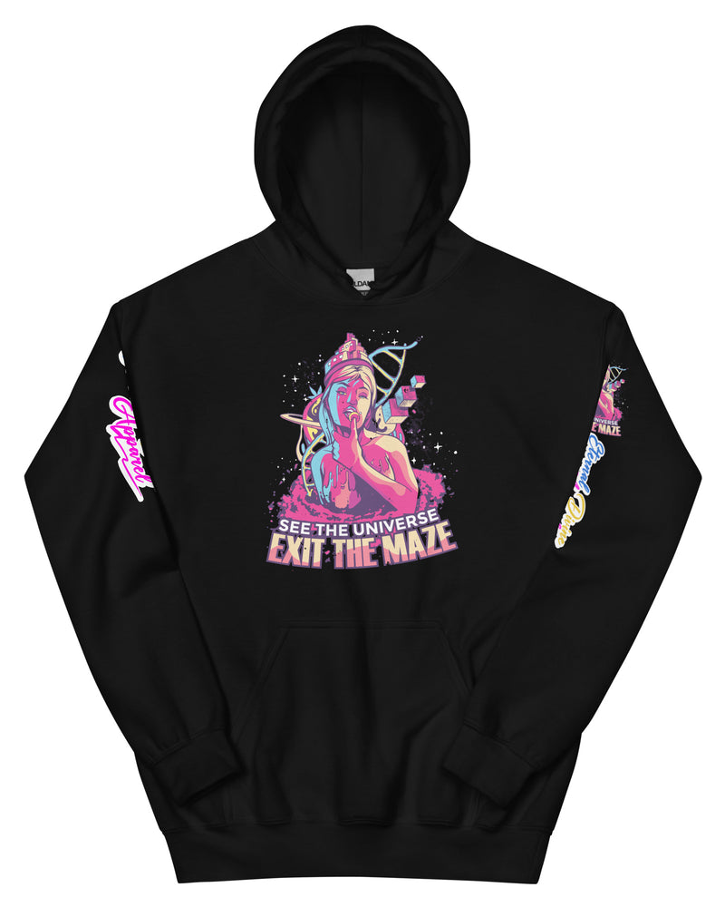 ETERNAL DIVINE APPAREL EXIT THE UNIVERSE MAZE Unisex Hoodie