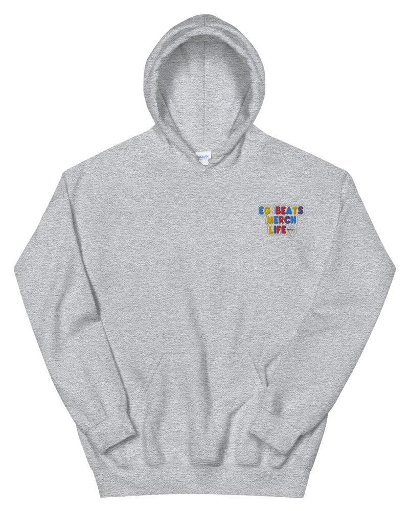 EG3BEATS MERCH LIFE EMBROIDERED HOODIE