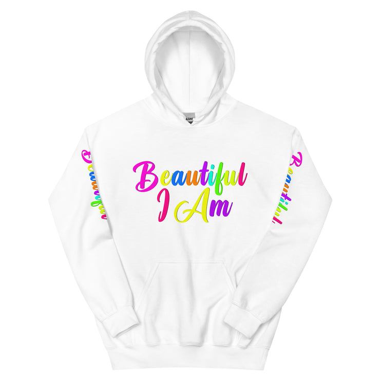 BEAUTIFUL I AM Womens Hoodie