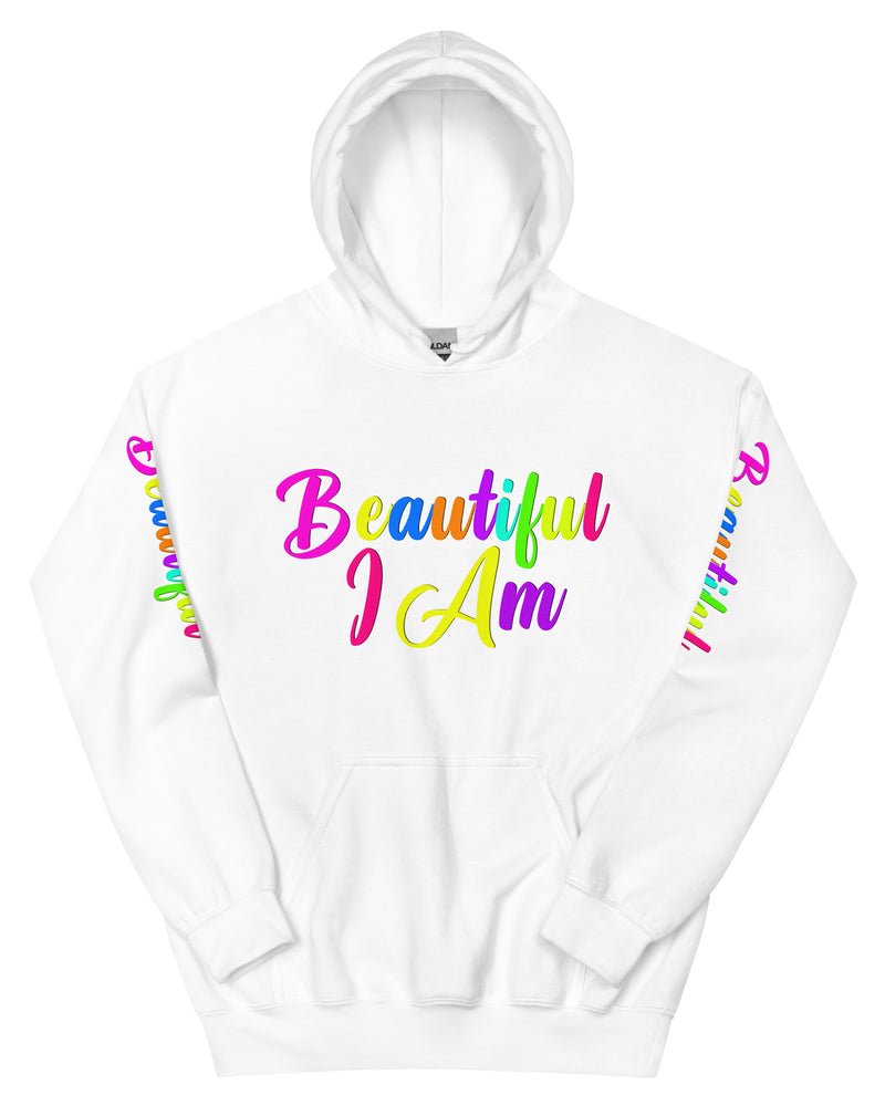 BEAUTIFUL I AM Womens Hoodie