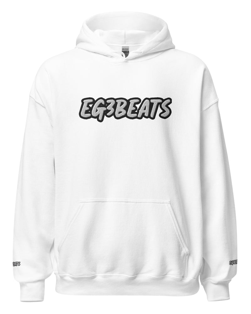 EG3BEATS WHITE Unisex Hoodie