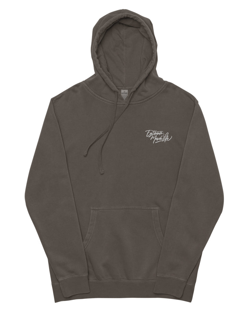 EG3BEATS MERCH LIFE Unisex Pigment Dyed Hoodie