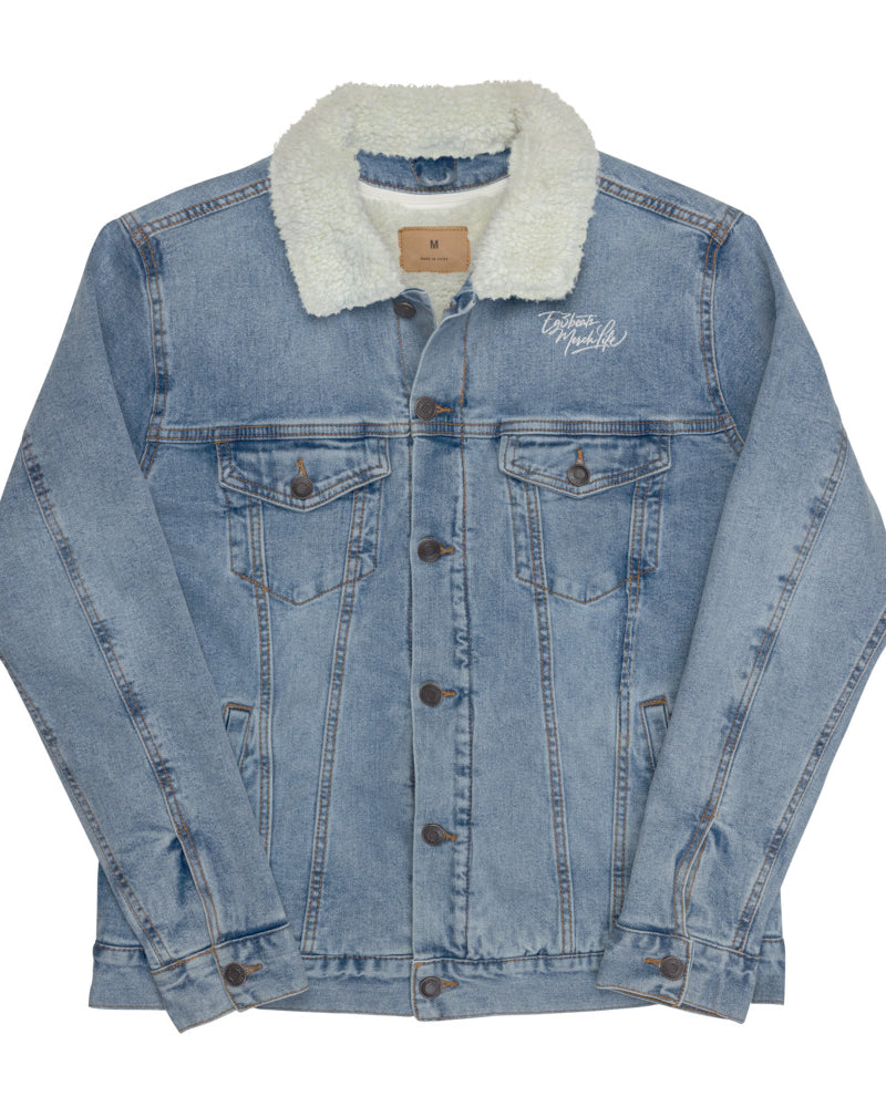 EG3BEATS MERCH LIFE Unisex Denim Sherpa Jacket