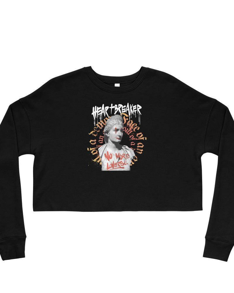 BEAUTIFUL I AM HEART BREAKER Crop Sweatshirt
