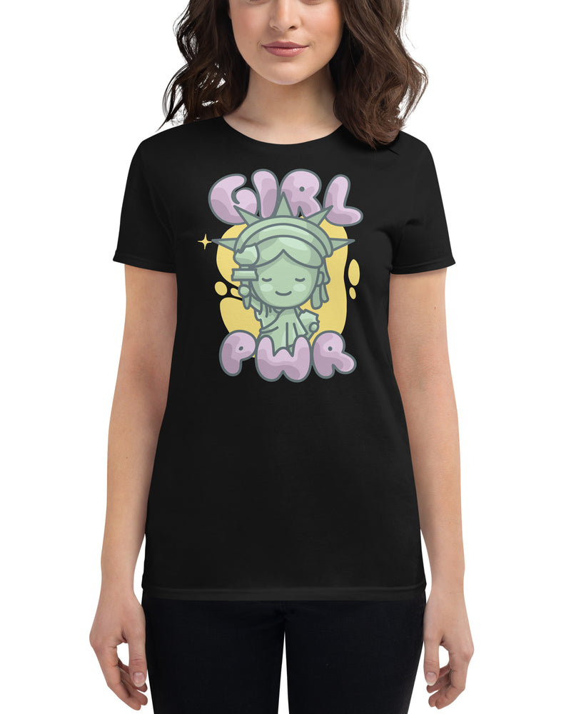 BEAUTIFUL I AM GIRL PWR Women's Short Sleeve T-Shirt