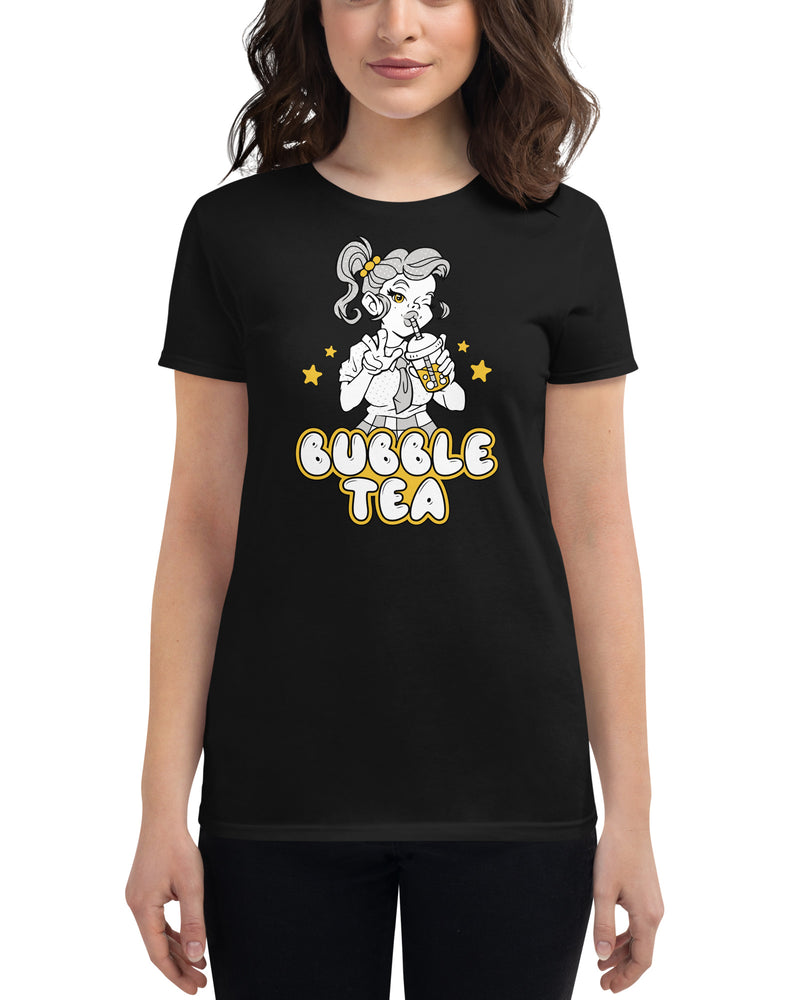 BEAUTIFUL I AM BUBBLE TEA Women's Short Sleeve T-Shirt