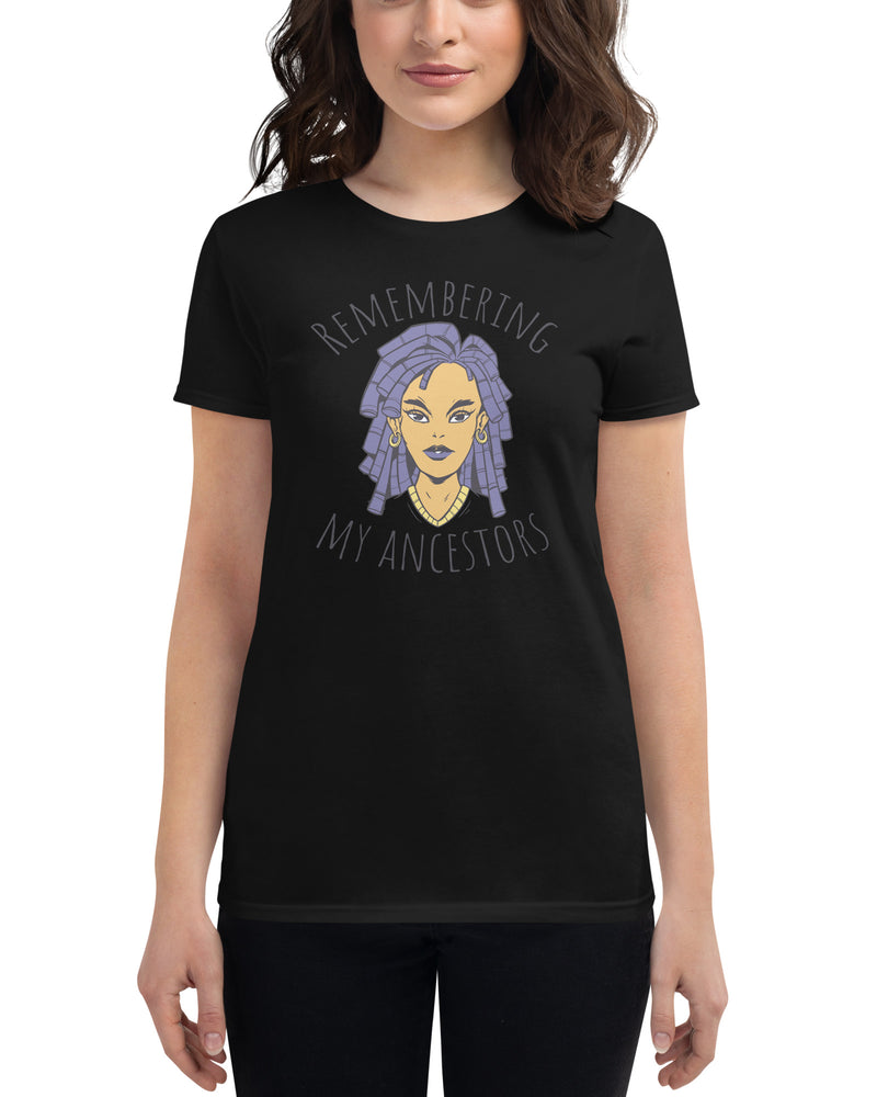 BEAUTIFUL I AM REMEMBERING MY ANCESTORS Women's Short Sleeve T-Shirt