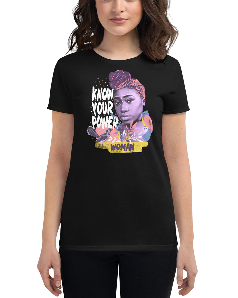 BEAUTIFUL I AM KNOW YOUR POWER Women's Short Sleeve T-Shirt