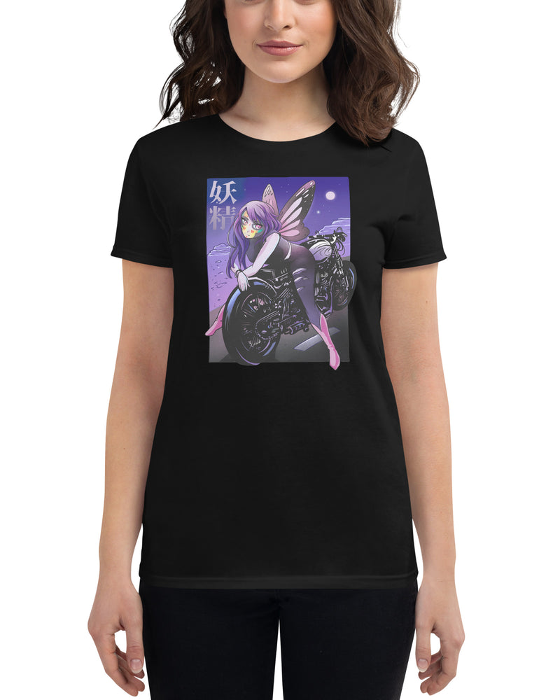 BEAUTIFUL I AM BIKE FAIRY Women's Short Sleeve T-Shirt