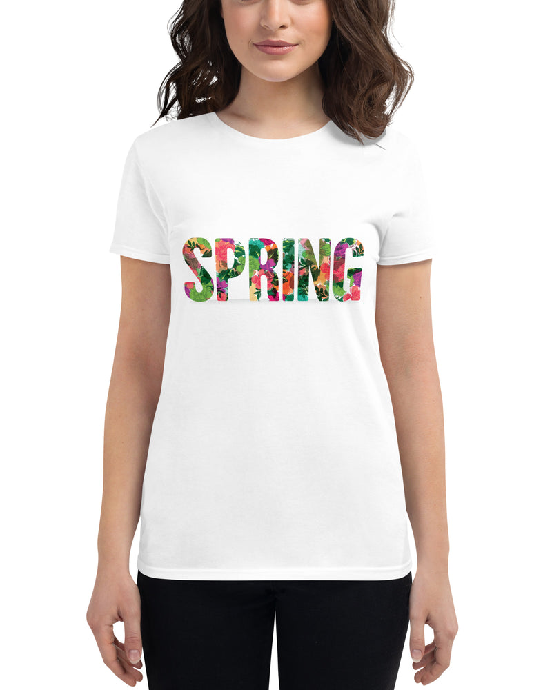 BEAUTIFUL I AM SPRING Women's Short Sleeve T-Shirt